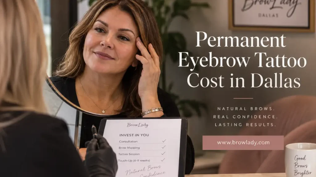 Permanent Eyebrow Tattoo Cost in Dallas
